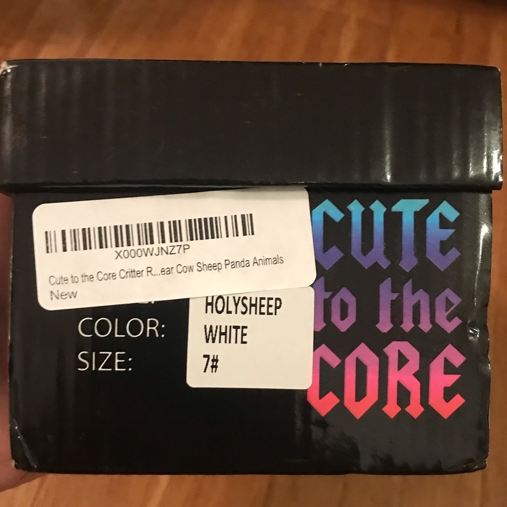 Cute to the Core. Lamb Face Shoes. Never Worn.